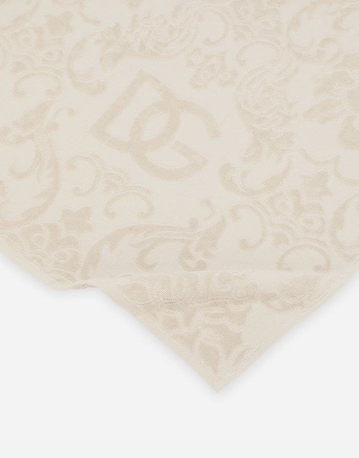 SET OF 5 DG LOGO JACQUARD TOWELS Bathroom Accessories Dolce&Gabbana   