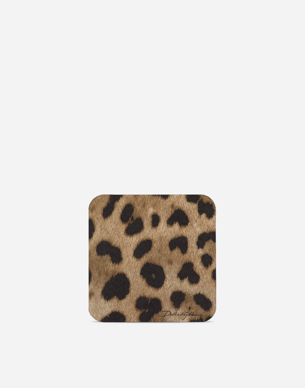 SET OF 36 LEOPARD REVERSIBLE PAPER COASTERS  Dolce&Gabbana   