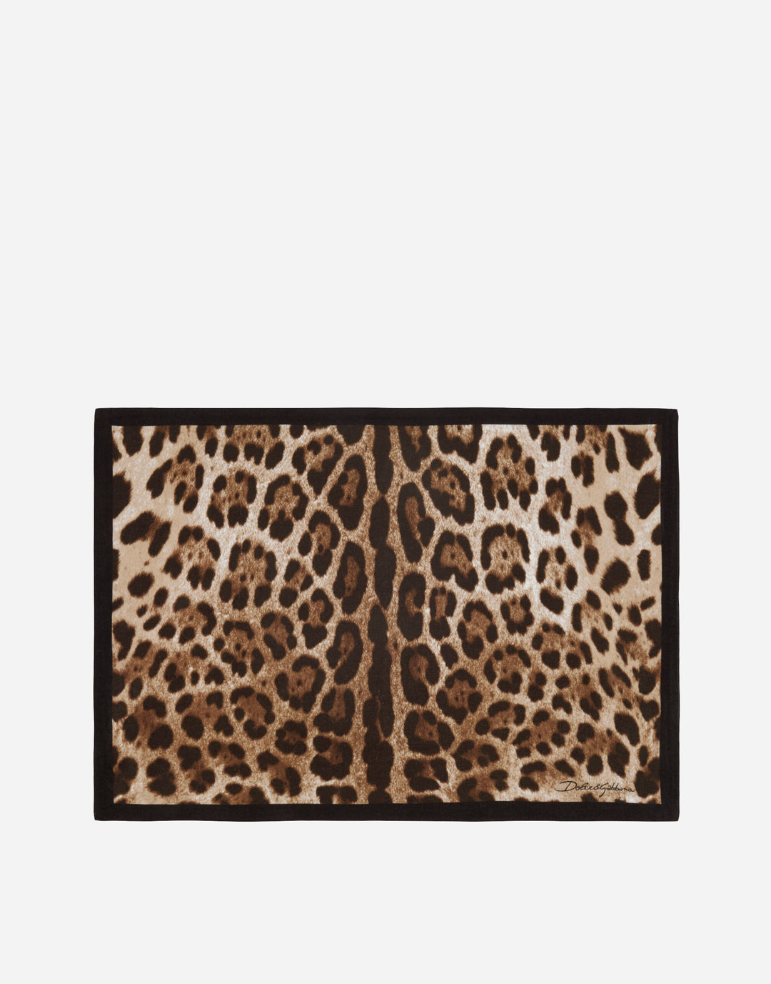 ALL OVER LEOPARD LINEN PLACEMAT AND NAPKIN SET  Dolce&Gabbana   