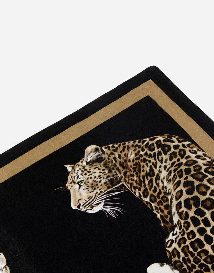 LEOPARD LINEN PLACEMAT AND NAPKIN SET Kitchen & Dinning Room Dolce&Gabbana   