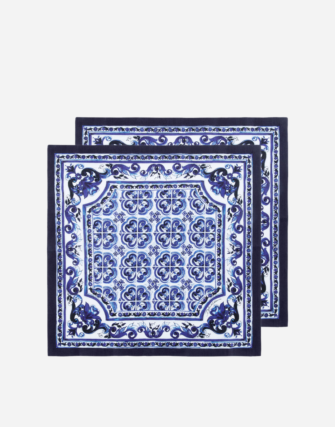 Set of 2 Linen Napkins Table Linens Dolce&Gabbana