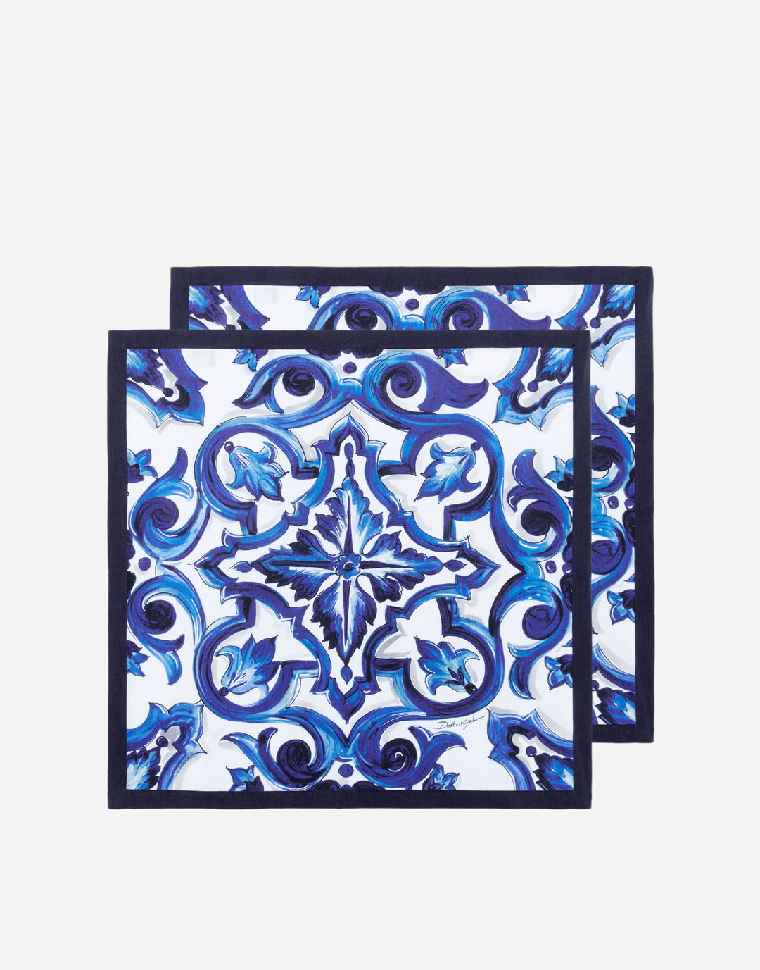 Set of 2 Linen Napkins Table Linens Dolce&Gabbana