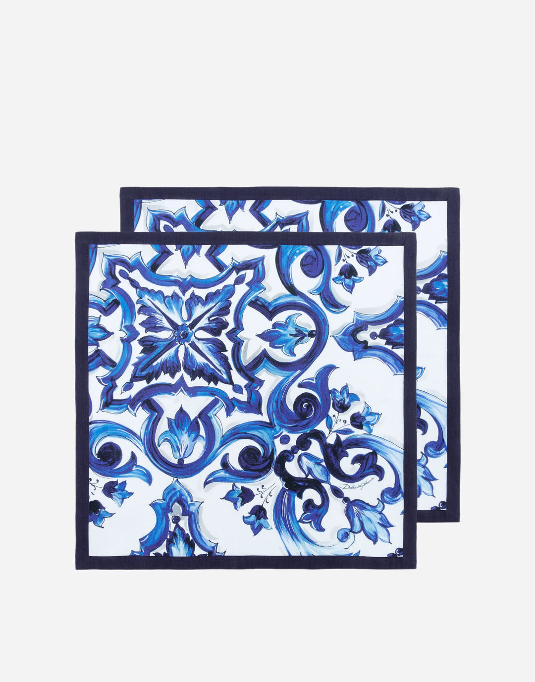 Set of 2 Linen Napkins Table Linens Dolce&Gabbana
