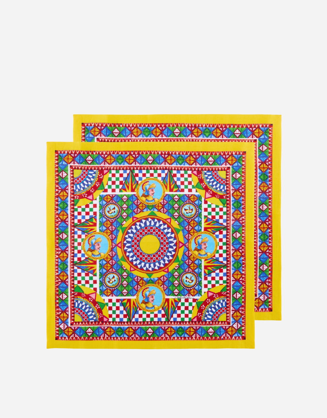 Set of 2 Linen Napkins Table Linens Dolce&Gabbana