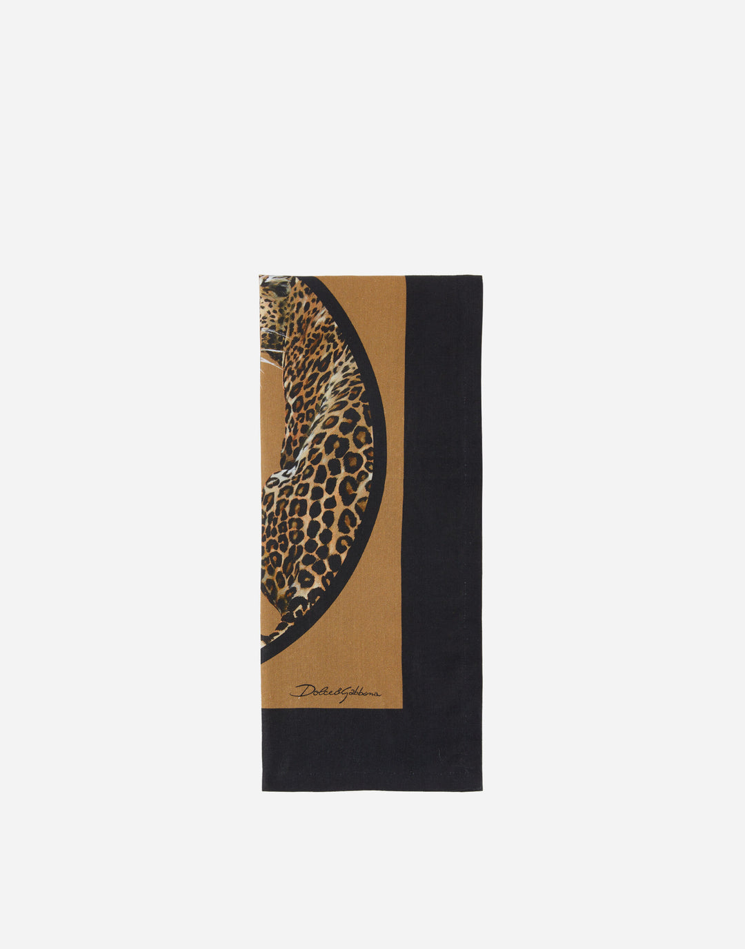 LEOPARD SET OF 2 LINEN NAPKINS Kitchen & Dinning Room Dolce&Gabbana   