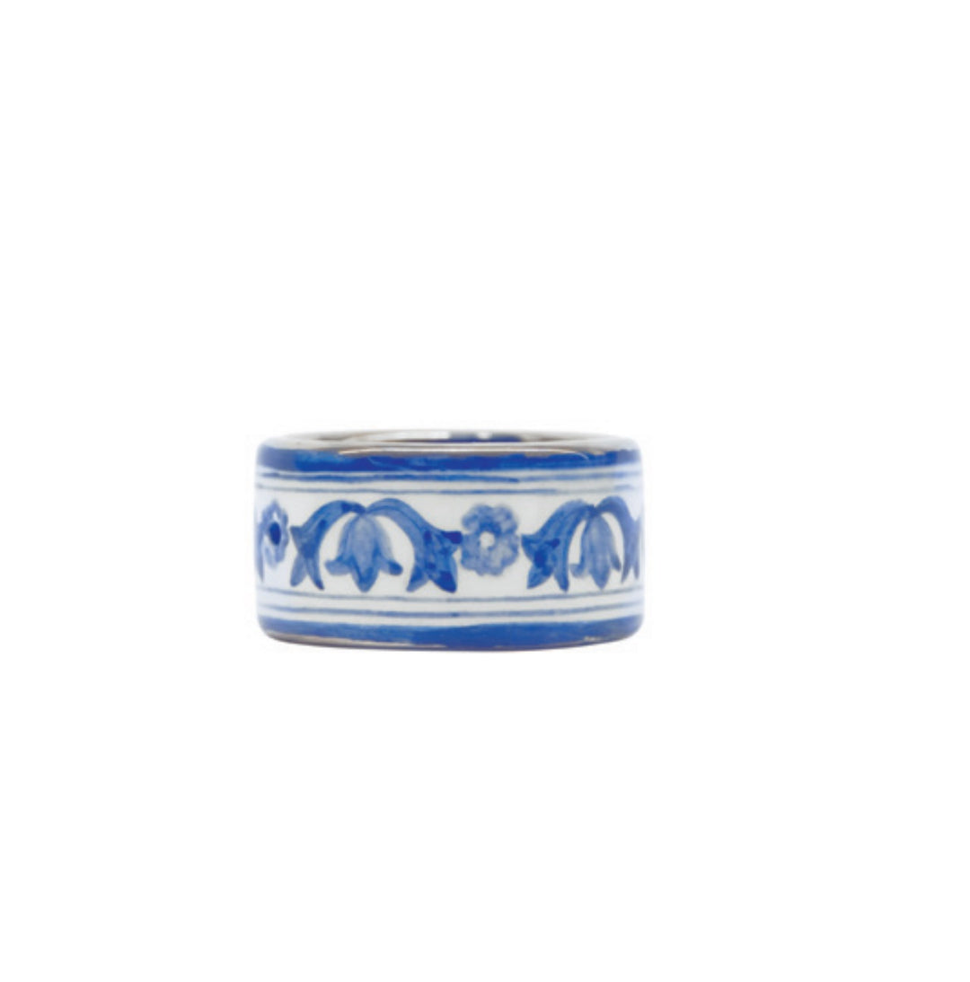 BLUE MEDITERRANEO SET OF 2 CERAMIC NAPKIN HOLDERS  Dolce&Gabbana   