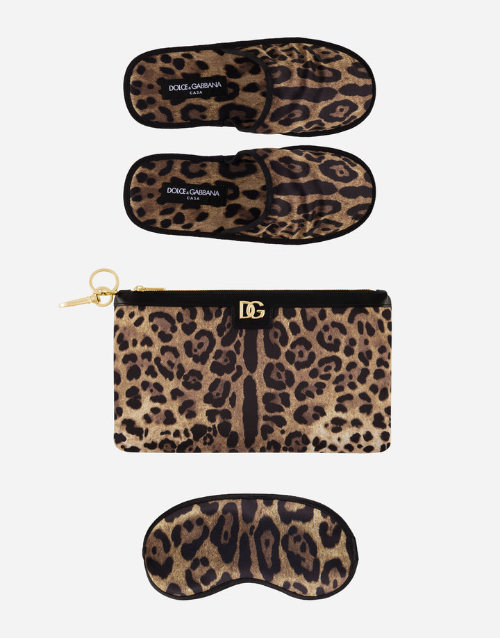 COMFORT KIT WITH POCHETTE, SLIPPERS AND SLEEP MASK  Dolce&Gabbana   
