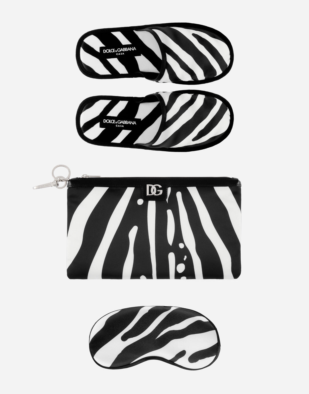 COMFORT KIT WITH POCHETTE, SLIPPERS AND SLEEP MASK  Dolce&Gabbana   