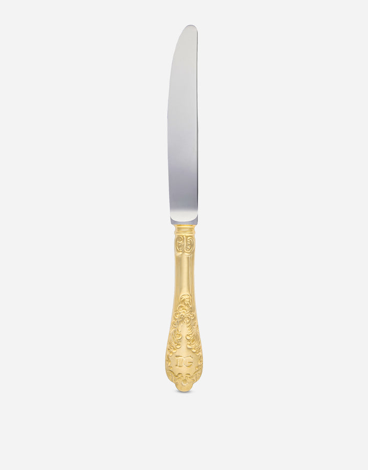 24k Gold Plated Dinner Knife cutlery set Dolce&Gabbana   
