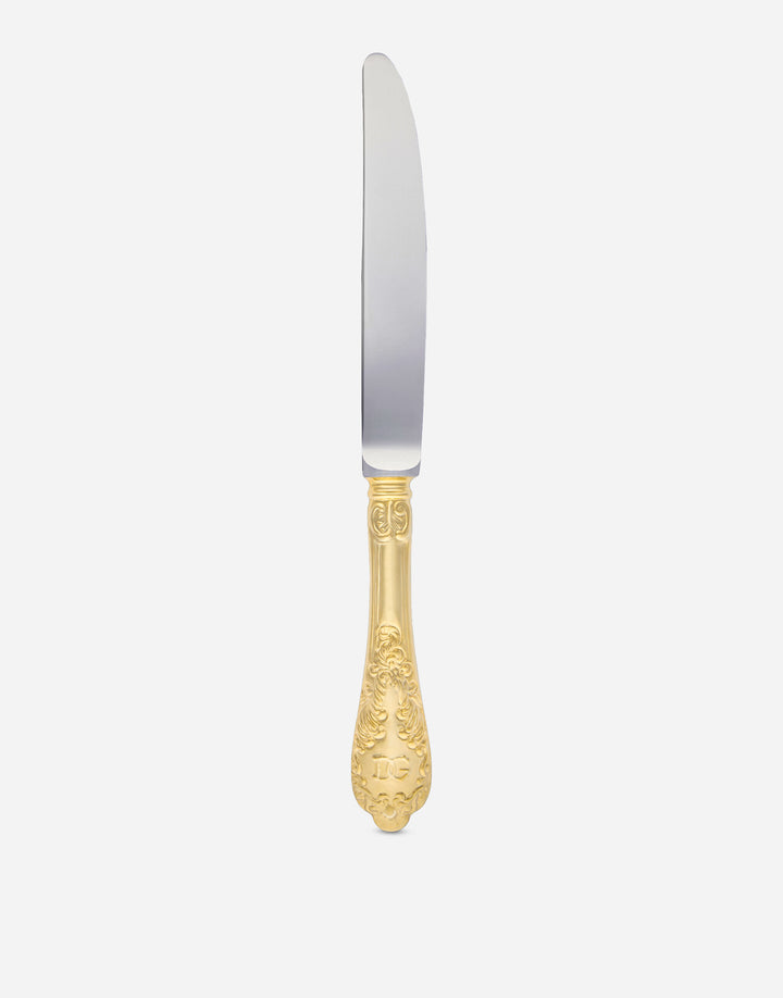 24k Gold Plated Dinner Knife cutlery set Dolce&Gabbana   