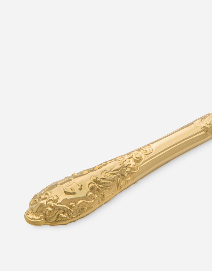 24k Gold Plated Dinner Knife cutlery set Dolce&Gabbana   