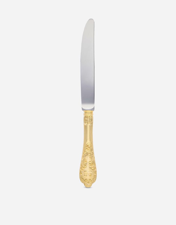24K GOLD PLATED DESSERT KNIFE cutlery set Dolce&Gabbana   