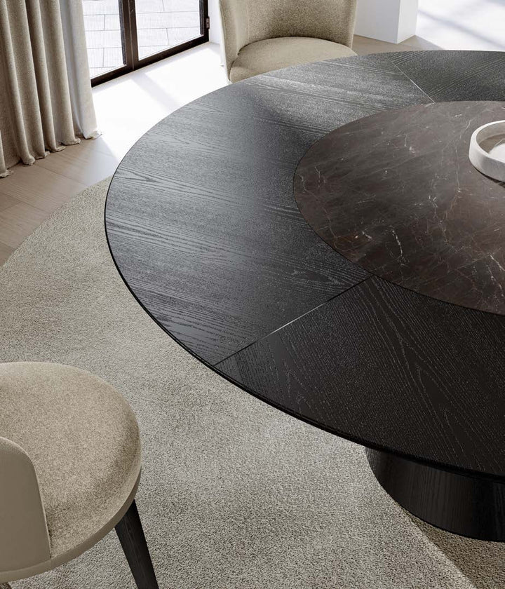 Teo Wood-Ceramic Dining Table Dining Table Eforma