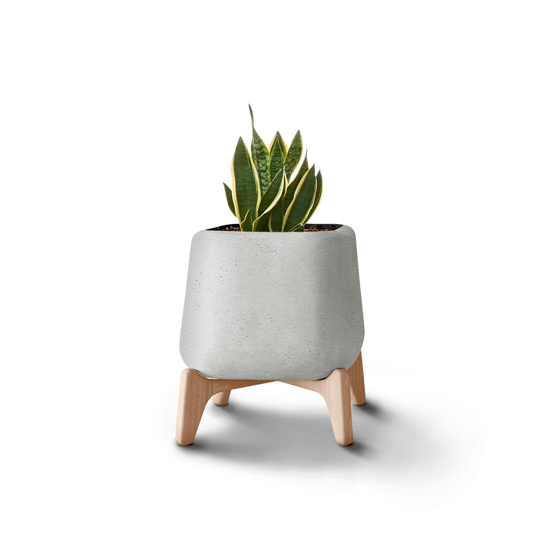 Terra Planter – Square Outdoor Planters Indigenus Grey Natural