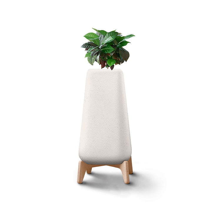 Terra Planter – Tall XS Outdoor Planters Indigenus White Natural