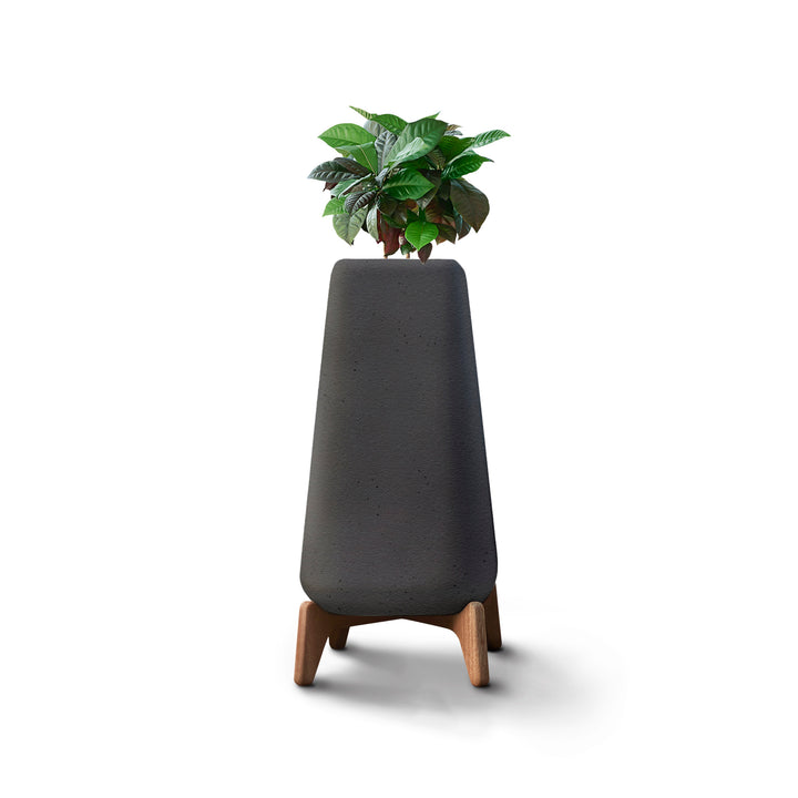 Terra Planter – Tall XS Outdoor Planters Indigenus Black Oiled