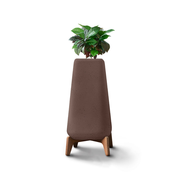Terra Planter – Tall XS Outdoor Planters Indigenus Brown Oiled