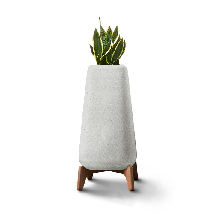 Terra Planter – Tall Outdoor Planters Indigenus Grey Oiled