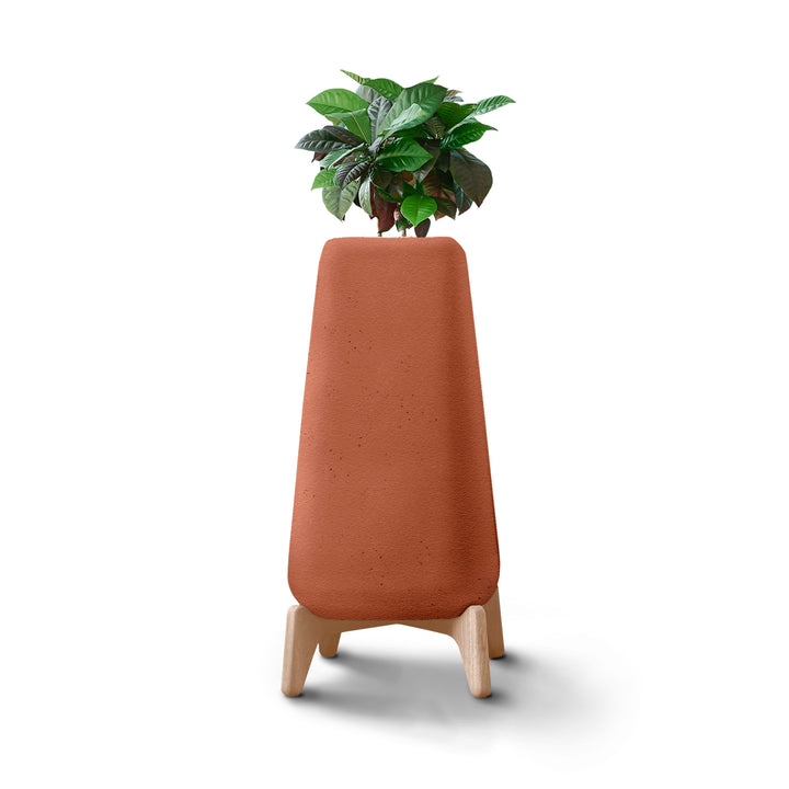 Terra Planter – Tall Outdoor Planters Indigenus Terracota Natural