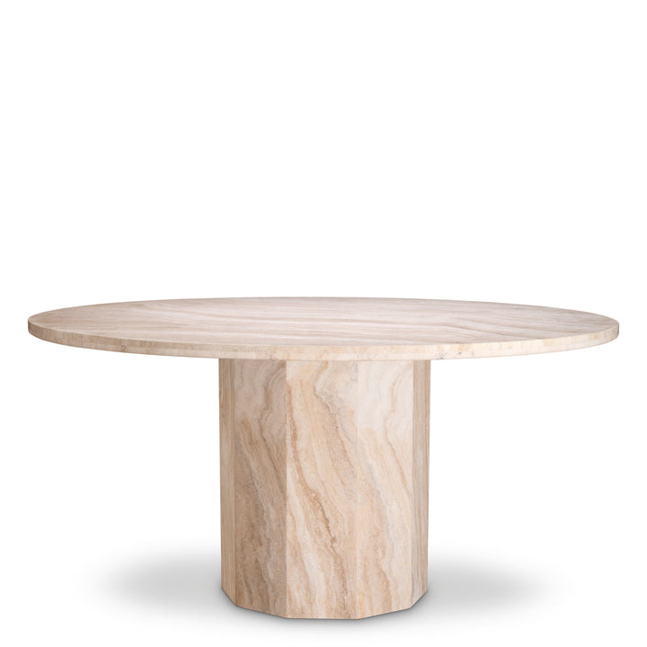 Dining Table Florence Travertine The Met x Eichholtz Eichholtz