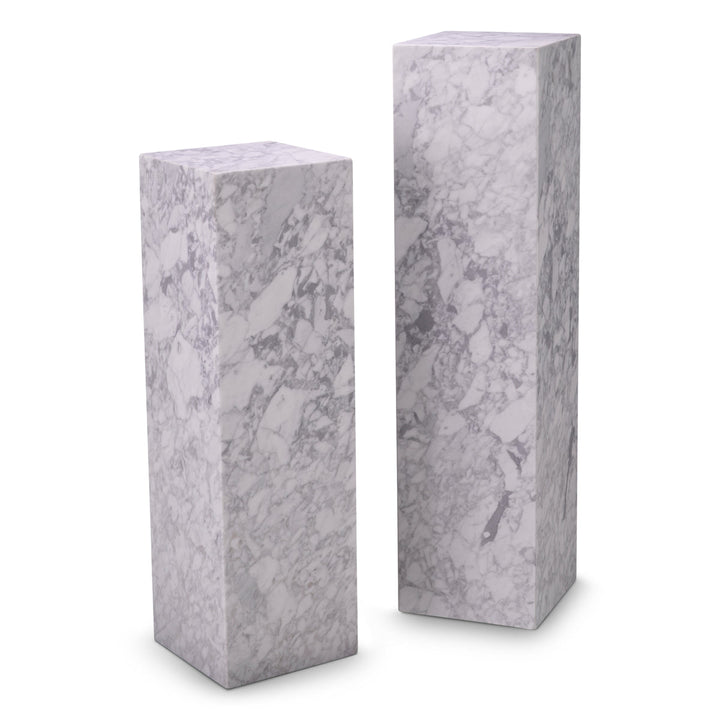 Column Lucca L White Marble The Met x Eichholtz Eichholtz