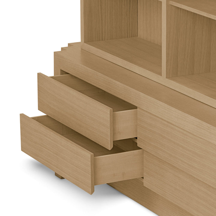 Cabinet Metropolitan L Natural Oak Veneer The Met x Eichholtz Eichholtz