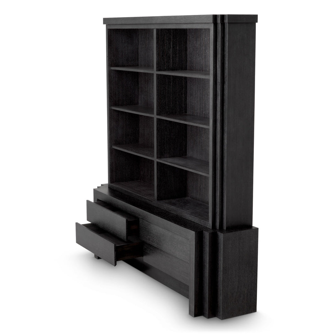 Cabinet Metropolitan L Charcoal Grey Oak Veneer The Met x Eichholtz Eichholtz
