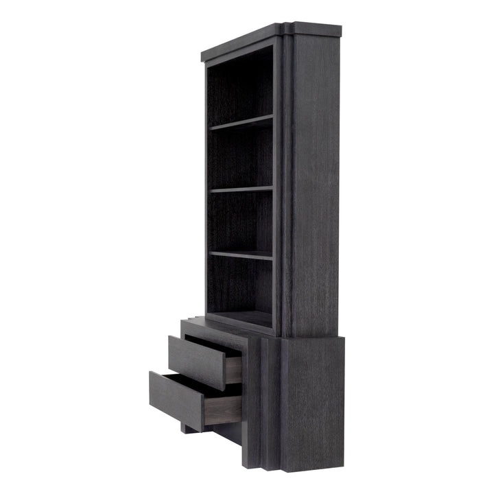 Cabinet Metropolitan S Charcoal Grey Oak Veneer The Met x Eichholtz Eichholtz