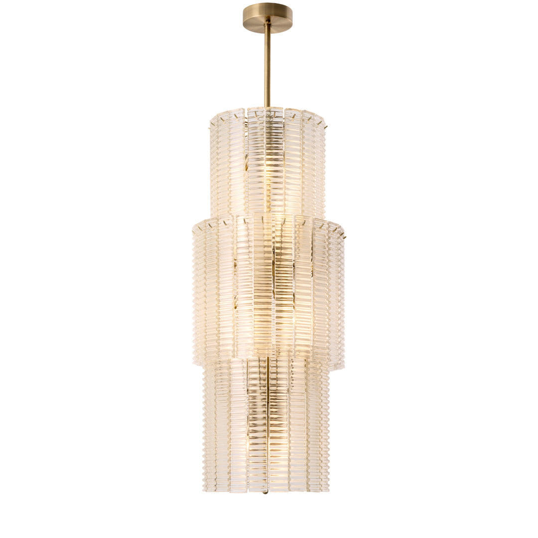 Chandelier Imperial Brushed Brass Finish The Met x Eichholtz Eichholtz