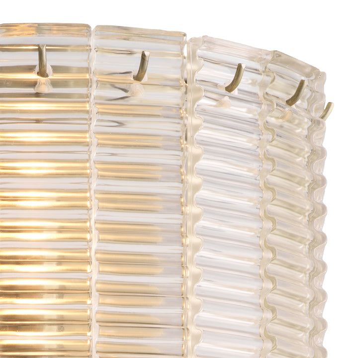 Wall Lamp Imperial Brushed Brass Finish Clear Glass Lighting Eichholtz