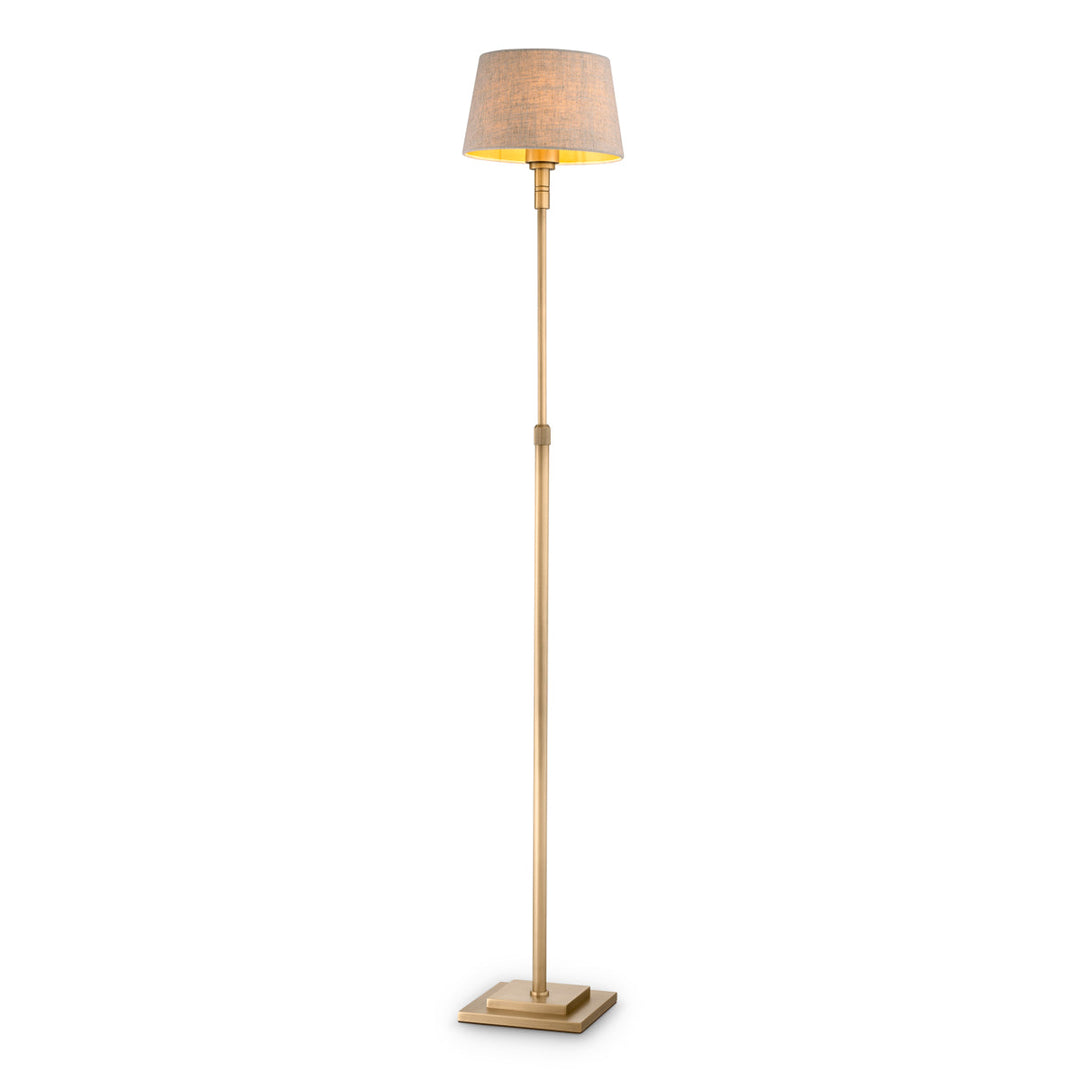 Floor Lamp Tryon Brushed Brass Finish The Met x Eichholtz Eichholtz