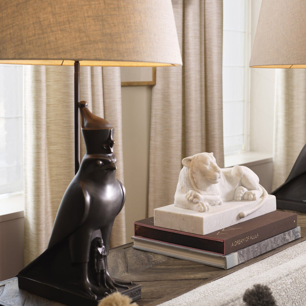 Table Lamp Horus Copper Bronze Finish The Met x Eichholtz Eichholtz