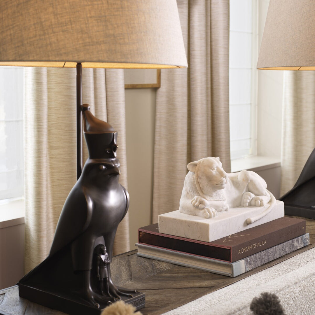 Table Lamp Horus Copper Bronze Finish The Met x Eichholtz Eichholtz