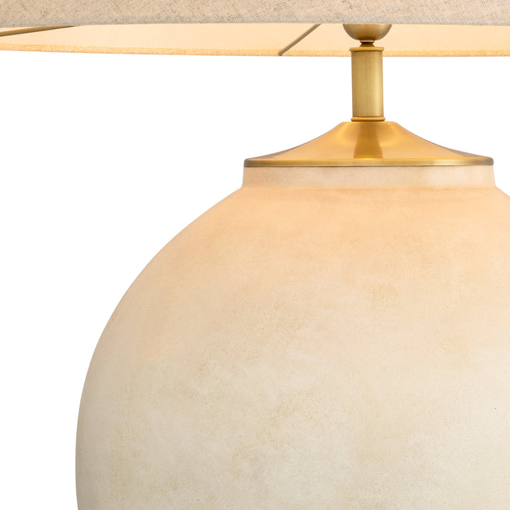 Table Lamp Moon Jar Sand Finish The Met x Eichholtz Eichholtz