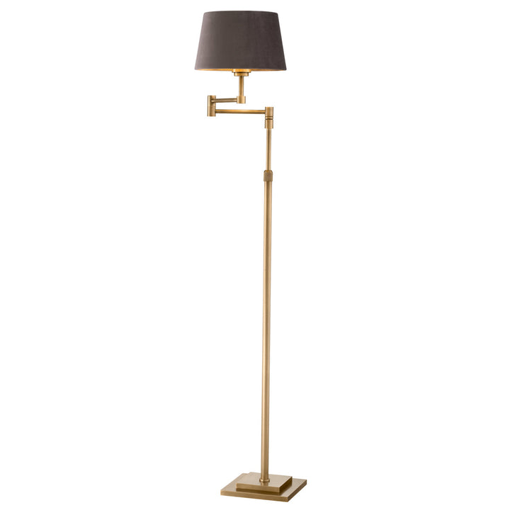 Floor Lamp Corbin Brushed Brass Finish The Met x Eichholtz Eichholtz