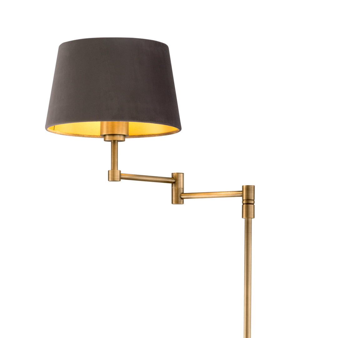 Floor Lamp Corbin Brushed Brass Finish The Met x Eichholtz Eichholtz