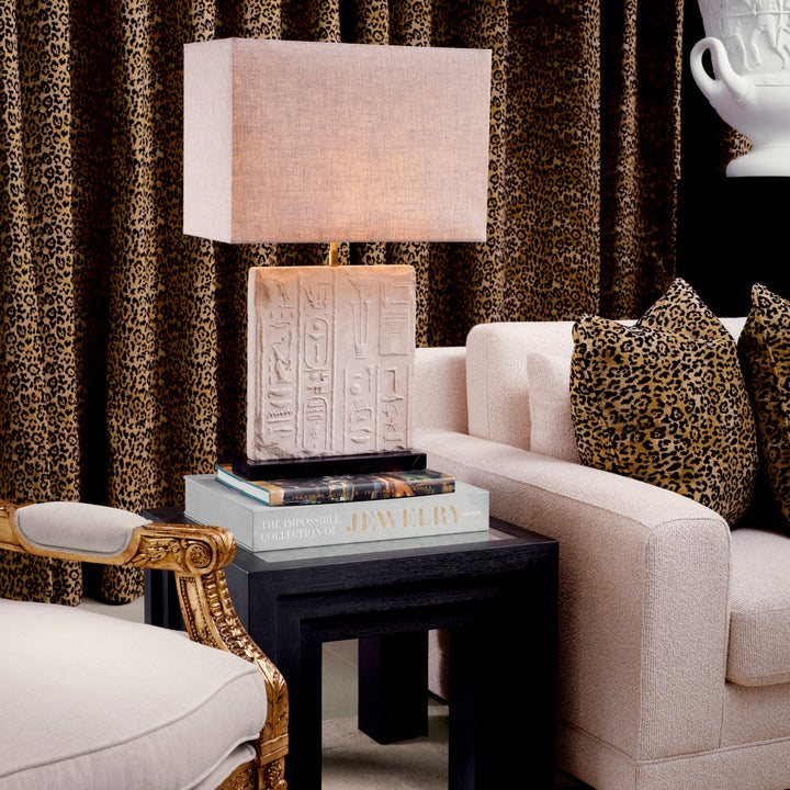 Side Table Metropolitan Black Open Grain Veneer The Met x Eichholtz Eichholtz