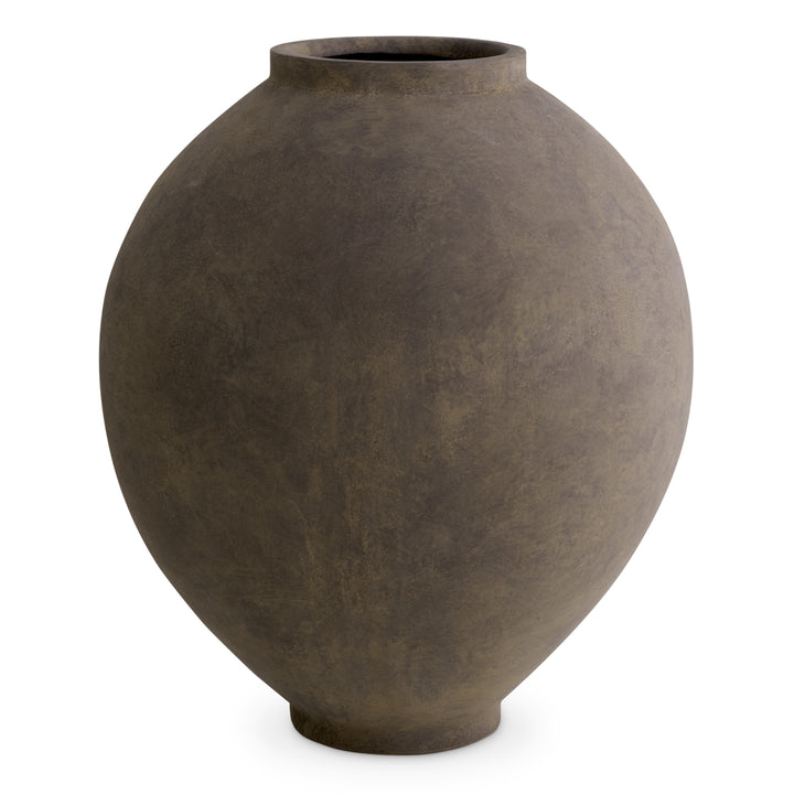 Vase Moon Jar Taupe Finish The Met x Eichholtz Eichholtz