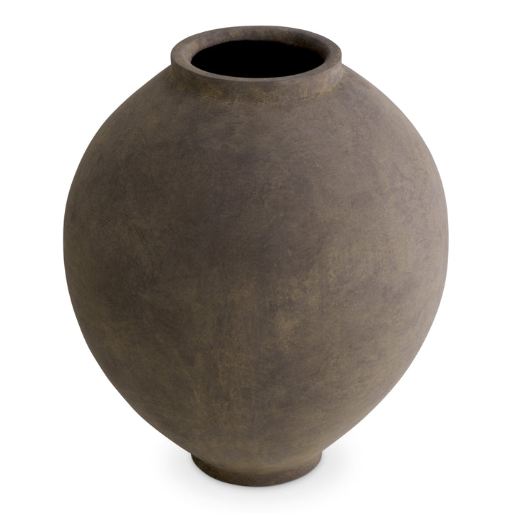 Vase Moon Jar Taupe Finish The Met x Eichholtz Eichholtz