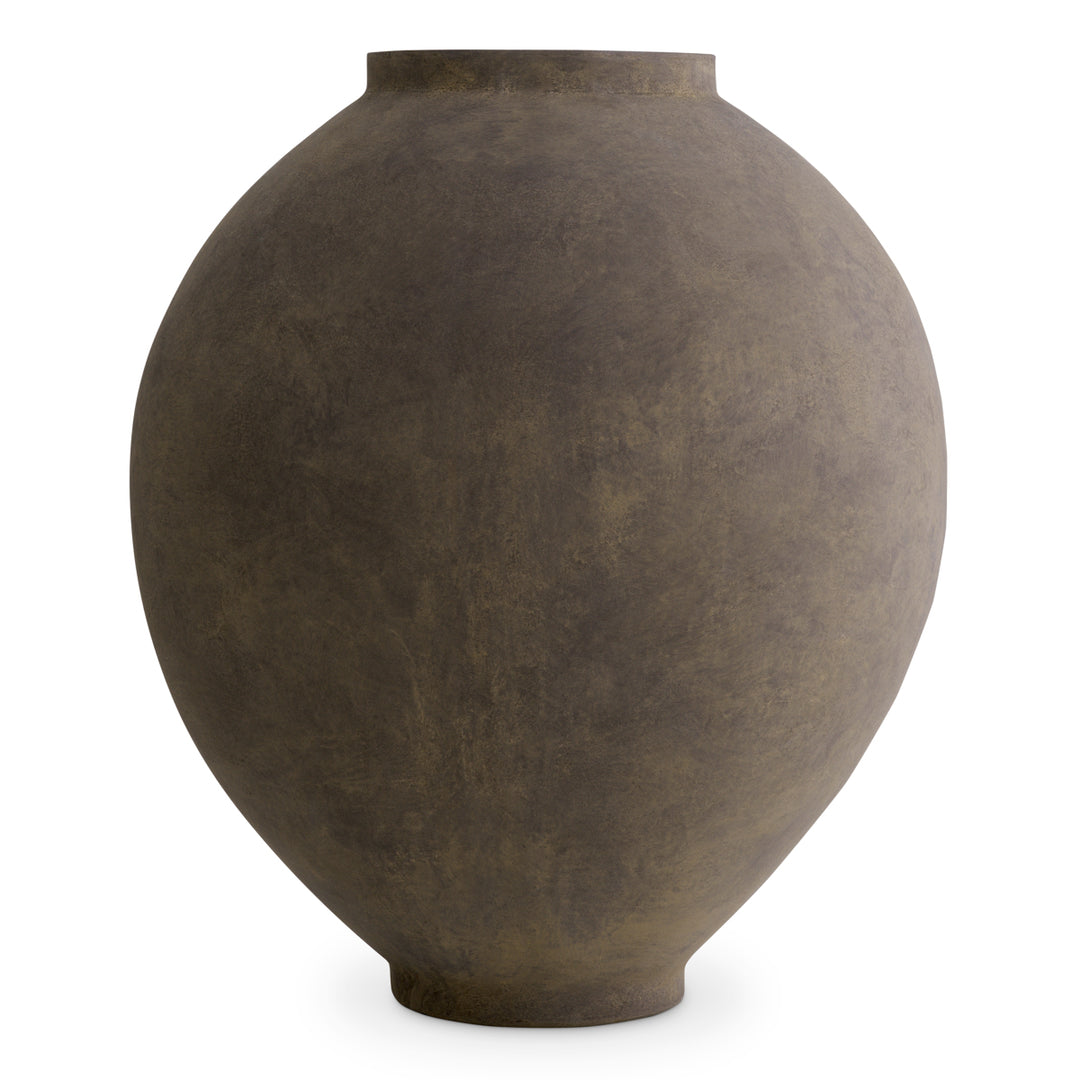 Vase Moon Jar Taupe Finish The Met x Eichholtz Eichholtz