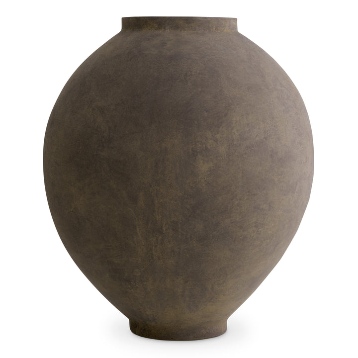 Vase Moon Jar Taupe Finish The Met x Eichholtz Eichholtz