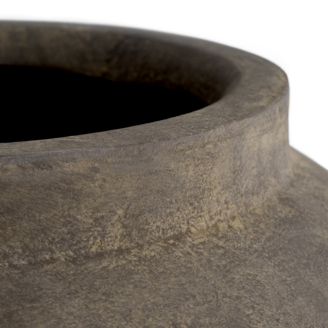 Vase Moon Jar Taupe Finish The Met x Eichholtz Eichholtz