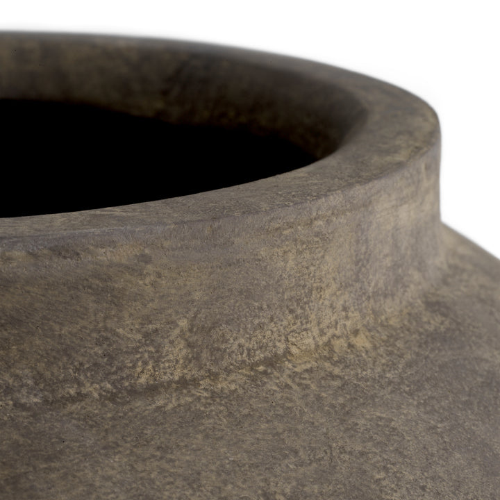 Vase Moon Jar Taupe Finish The Met x Eichholtz Eichholtz