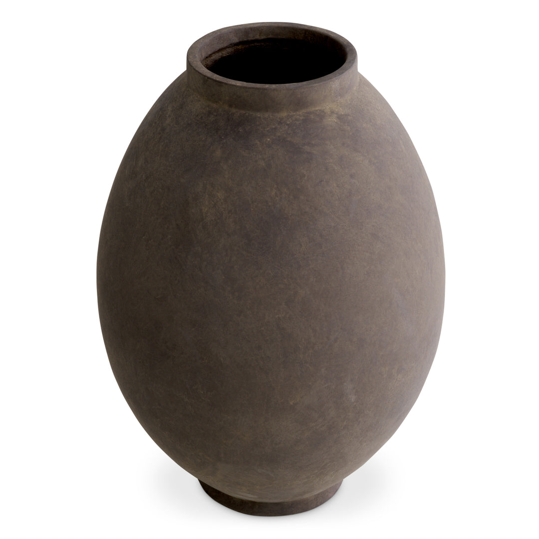 Vase Moon Jar Taupe Finish The Met x Eichholtz Eichholtz