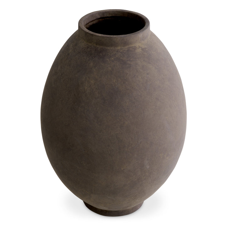 Vase Moon Jar Taupe Finish The Met x Eichholtz Eichholtz