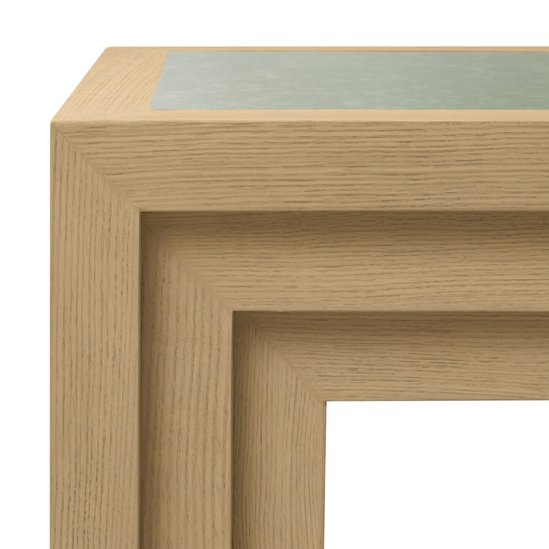 Side Table Metropolitan Natural Oak Open Grain Veneer The Met x Eichholtz Eichholtz