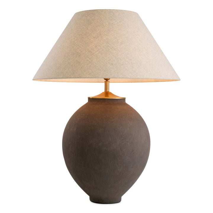 Table Lamp Moon Jar Taupe Finish The Met x Eichholtz Eichholtz