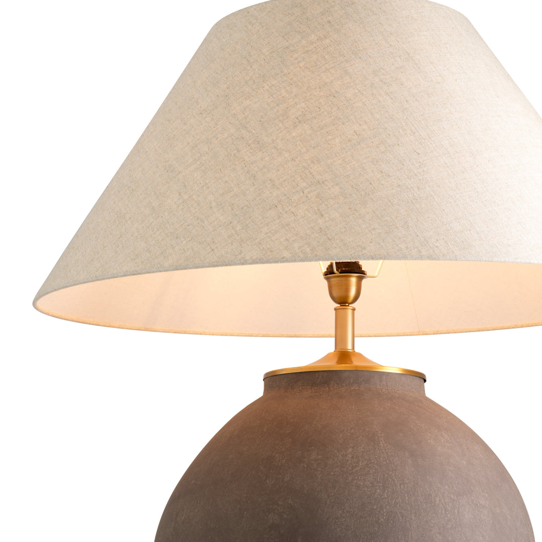 Table Lamp Moon Jar Taupe Finish The Met x Eichholtz Eichholtz
