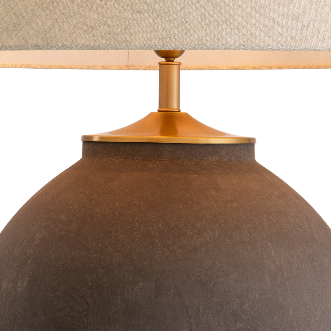 Table Lamp Moon Jar Taupe Finish The Met x Eichholtz Eichholtz