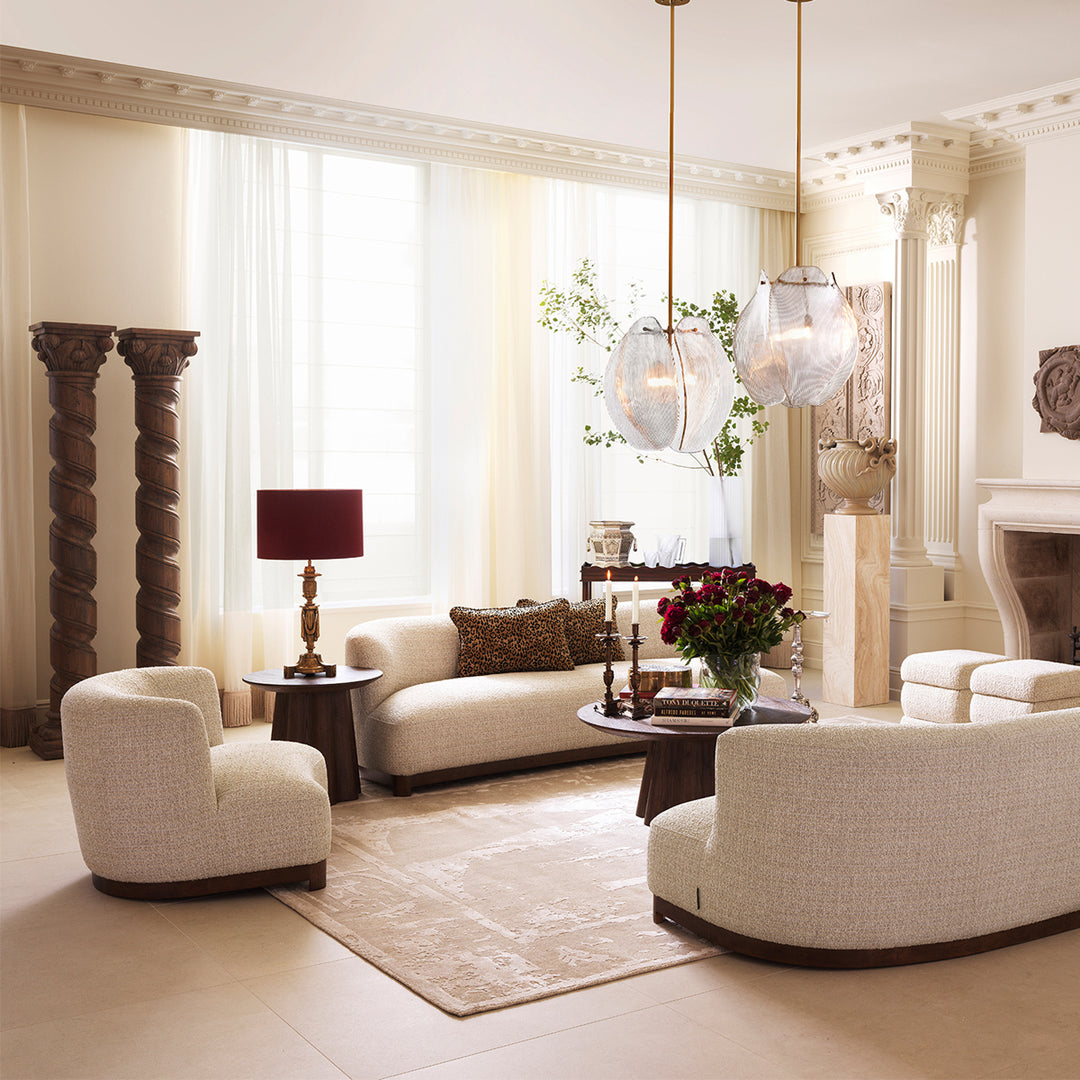 Chandelier Hibis Antique Brass Finish The Met x Eichholtz Eichholtz